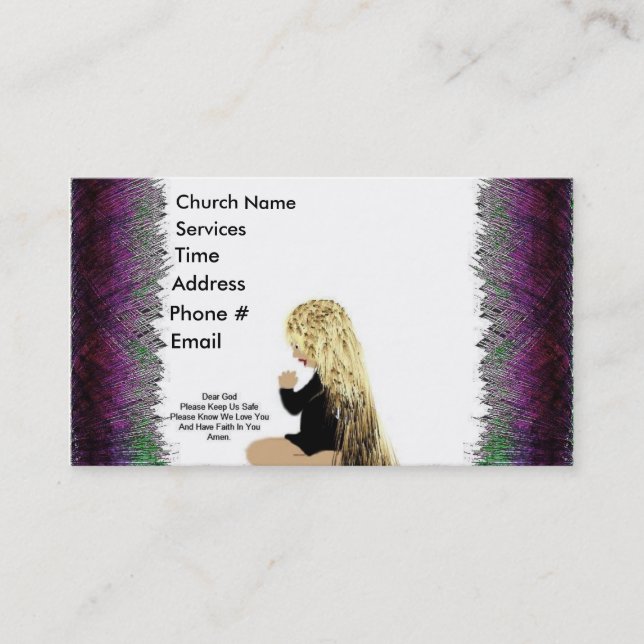 Prayer Business Card (Front)