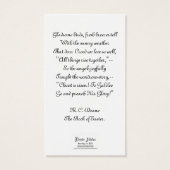 Prayer Card: Easter Joys (Back)