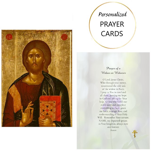 Prayer Card for a Widow or Widower (Creator Uploaded)