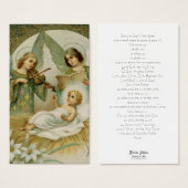 Prayer Card (Quote): Gloria in Excelsis Deo (Front & Back)
