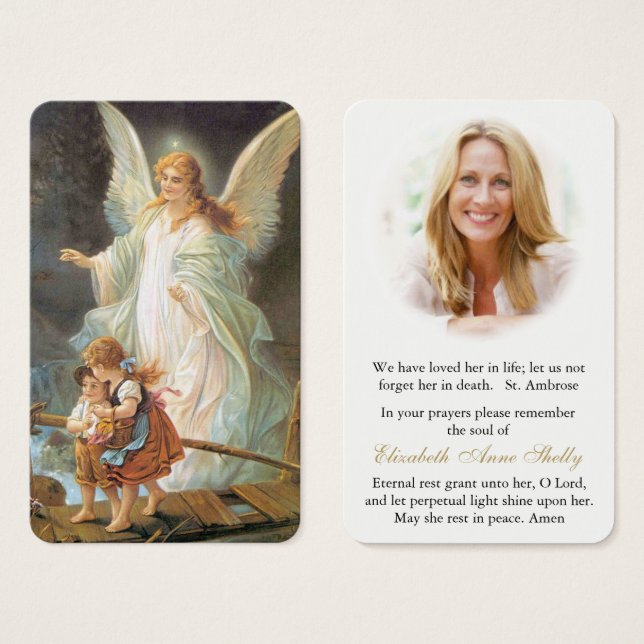 Prayer Cards | Angel Prayer (Front & Back)