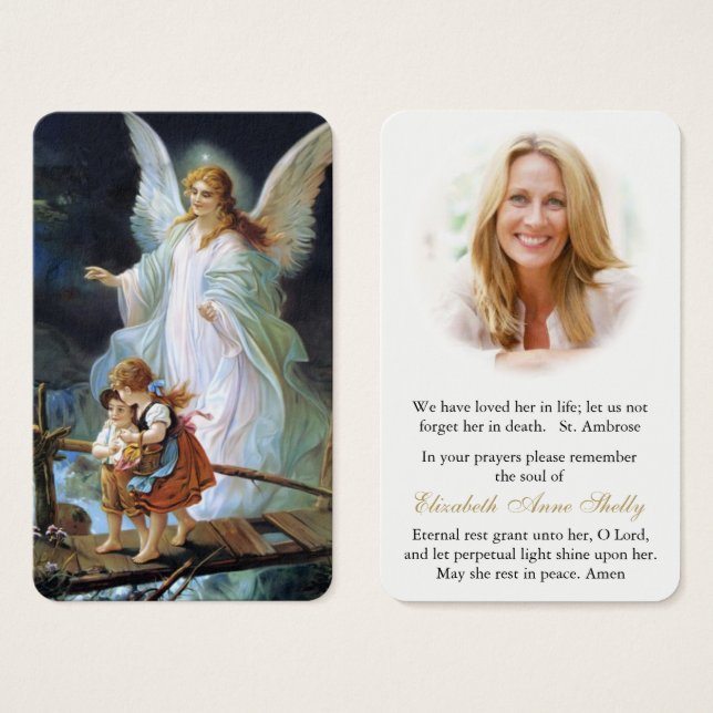 Prayer Cards | Angel Prayer 1 (Front & Back)