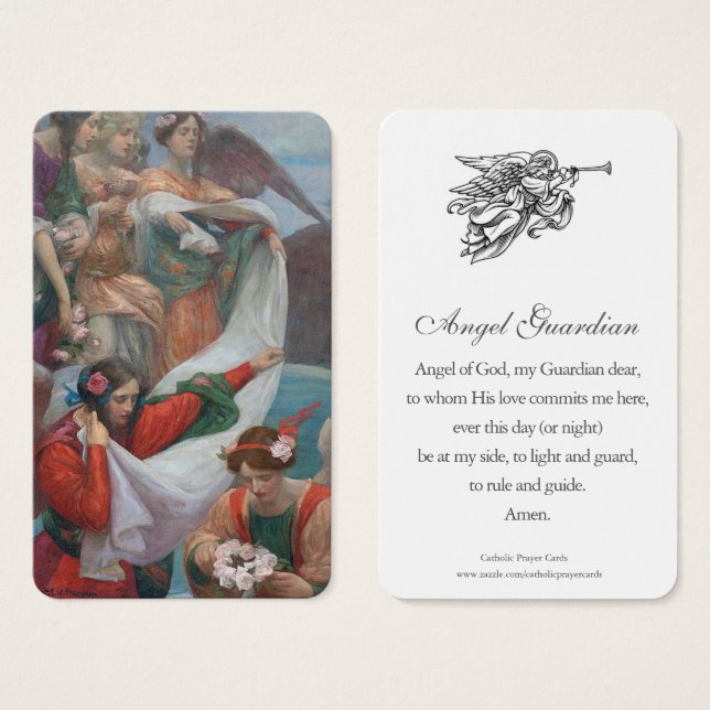 Prayer Cards | Angels Descending (Front & Back)
