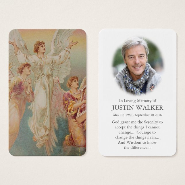 Prayer Cards | Angels We Have Heard (Front & Back)