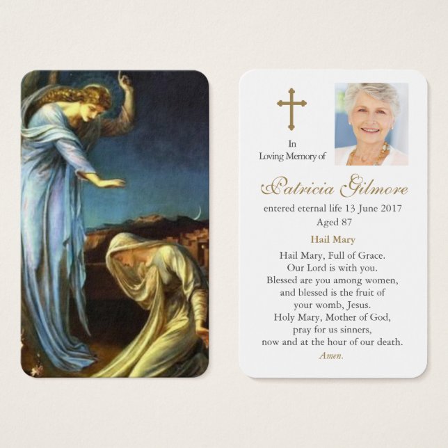 Prayer Cards | Annunciation 1 (Front & Back)