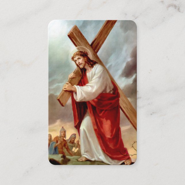 Prayer Cards | Carrying the Cross 010 (Front)