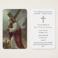 Prayer Cards | Carrying The Cross 1