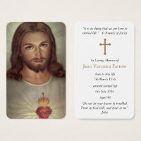 Prayer Cards | Devotion Sacred Heart Jesus