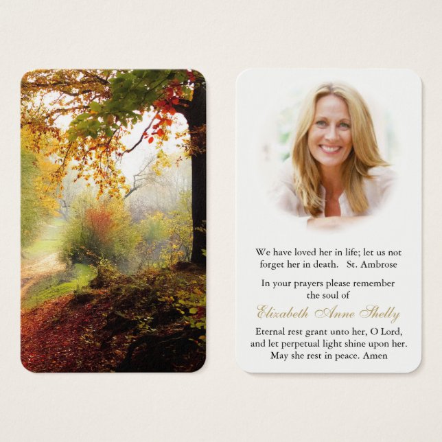 Prayer Cards | Forest (Front & Back)