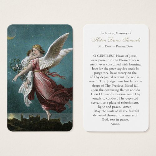 Prayer Cards  Guardian Angel 4