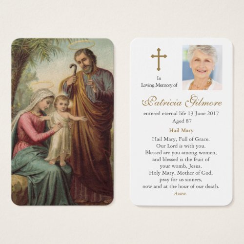 Prayer Cards  Holy Family 1