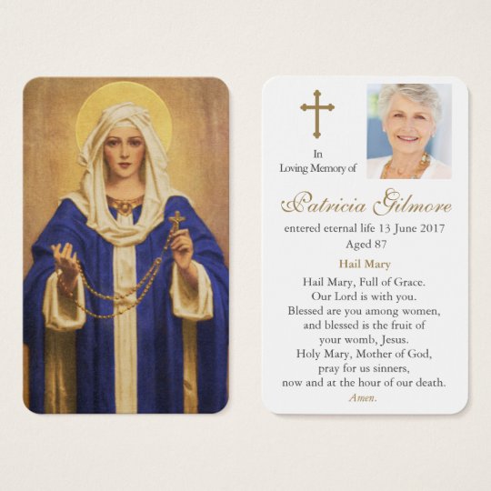 Prayer Cards | Holy Rosary | Zazzle.com