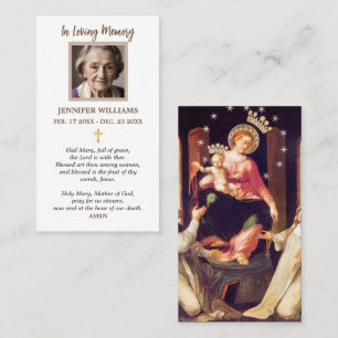 Prayer Cards I Holy Virgin Mary and Infant Jesus