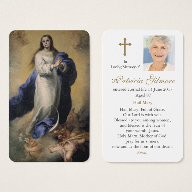 Prayer Cards | Imaculada (Front & Back)