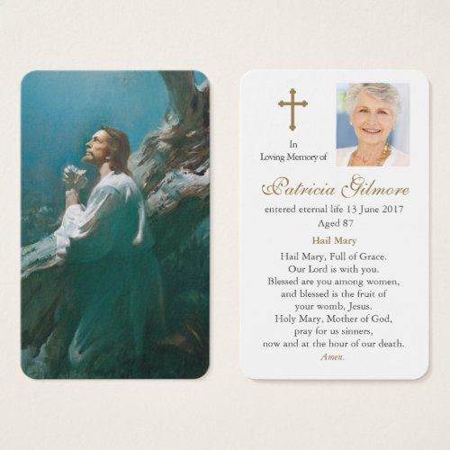 Prayer Cards  Jesus Christ Praying 2