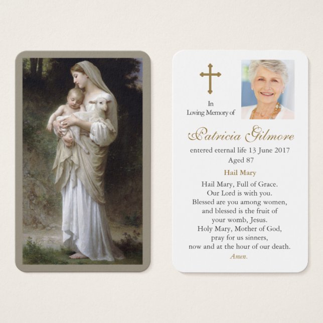Prayer Cards | Linnocence (Front & Back)