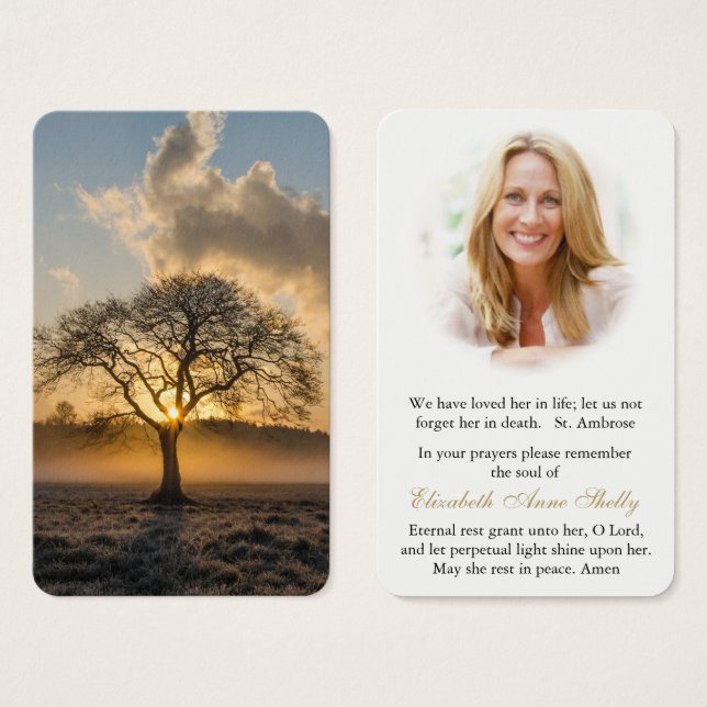 Prayer Cards | Lone Tree (Front & Back)