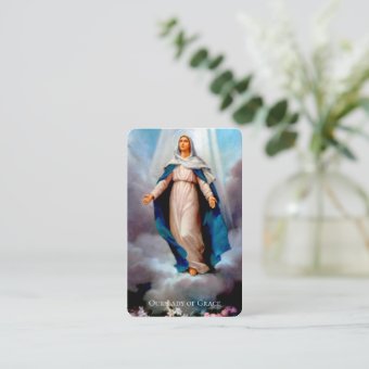 Prayer Cards | Our Lady Deluxe | Zazzle