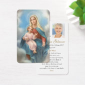 Prayer Cards | Our Lady Of The Holy Rosary | Zazzle