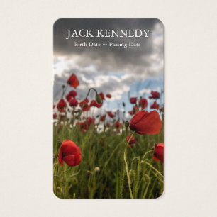 Prayer Cards Poppy