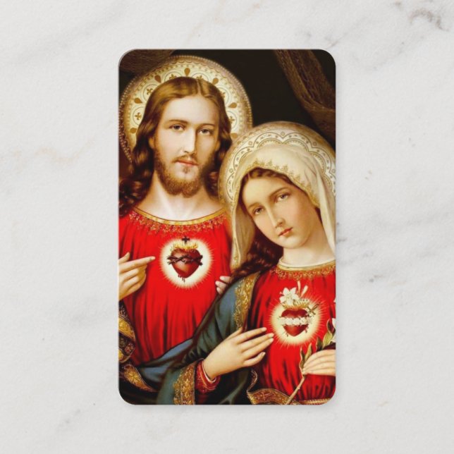 Prayer Cards | Sacred Hearts (Front)