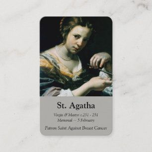 Prayer Cards St Agatha 2