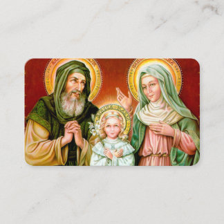 Prayer cards | St Anne, St Joachim & Mary