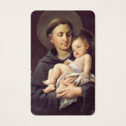 Prayer Cards | St Anthony & Baby Jesus | Zazzle