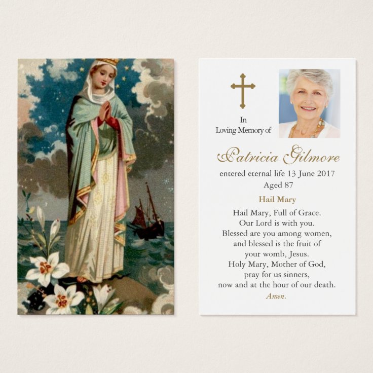 Prayer Cards | Stella Maris | Zazzle