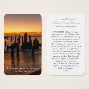 Prayer Cards Sunset Peace