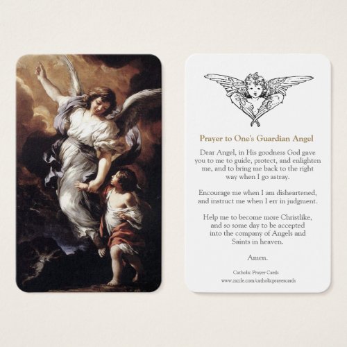 Prayer Cards  The Guardian Angel 01