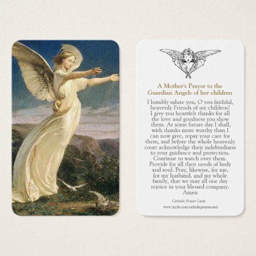 Prayer Cards  Victorian Angel