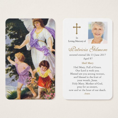 Prayer Cards  Vintage Guardian Angel 1