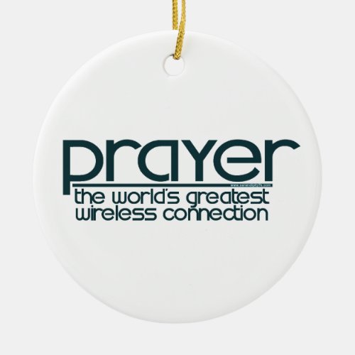 PRAYER CERAMIC ORNAMENT