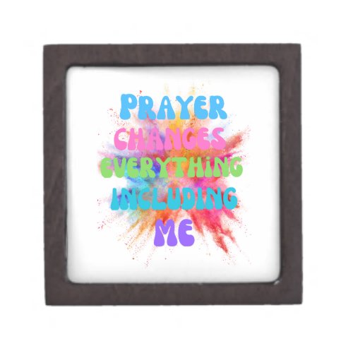 Prayer Changes Everything Color Splash Gift Box