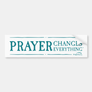 Prayer Changes Everything Original Bumper Sticker