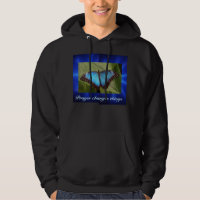 Prayer changes mens hoodie