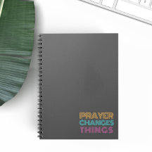 Prayer Changes Things Retro Colorful Christian
