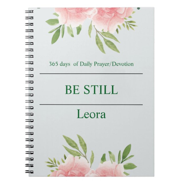 Prayer/ Devotion Notebook (Front)