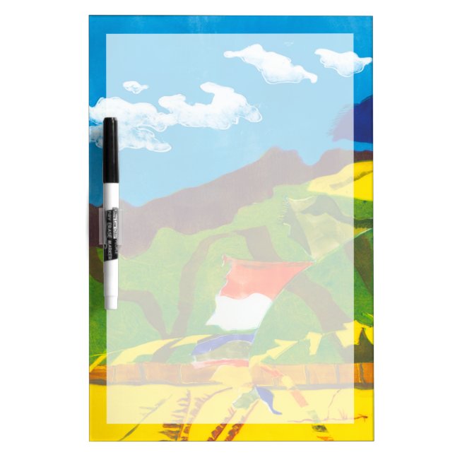 Prayer Flags II Dry-Erase Board (Front)