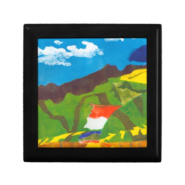 Prayer Flags II Jewelry Box (Front)