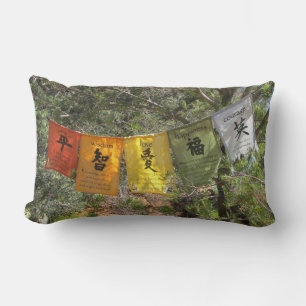 Prayer Flags Lumbar Pillow