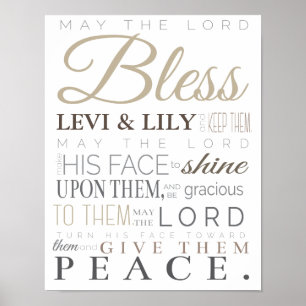 PRAYER FOR BABY TWINS POSTER