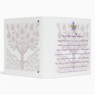 Prayer for Divine Cleansing and Alignment 3 Ring Binder