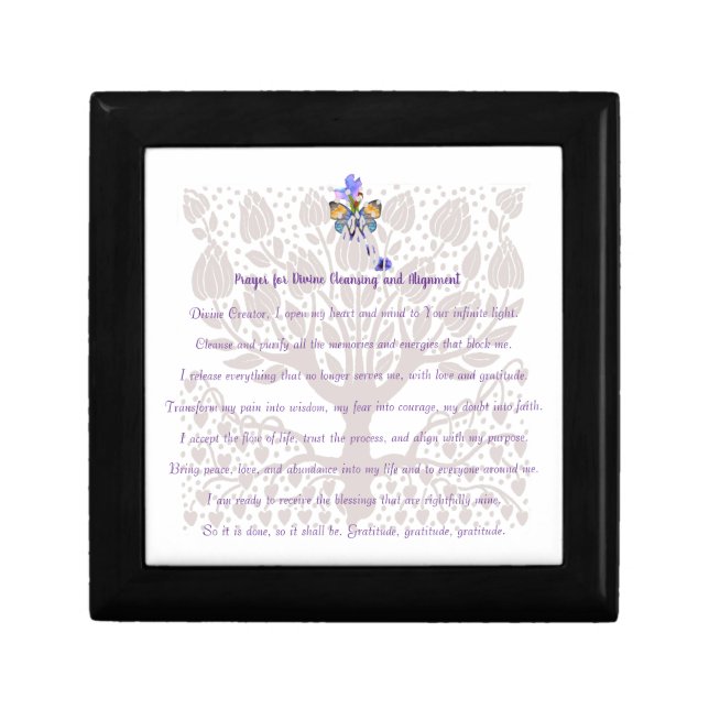 Prayer for Divine Cleansing and Alignment Gift Box (Front)