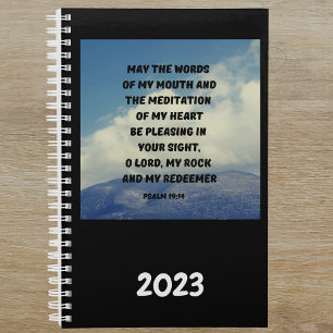 Prayer For God's Guidance Psalm 19:14 Bible Verse Planner