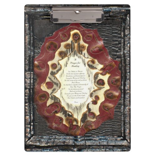 Prayer For Healing  Cross of Protection Clipboard