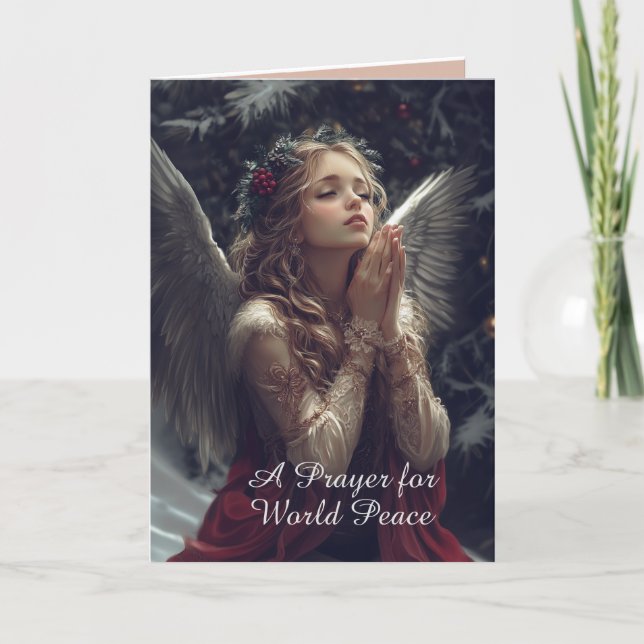 Prayer for Peace Greeting Card (Front)