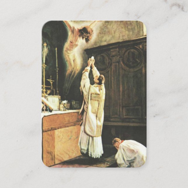 Prayer for Priests by St. Therese Holy Card (Front)