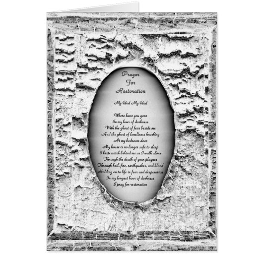 Prayer For Restoration (Front)